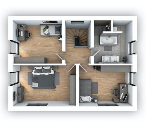 Hebel - EFH Klassik 123 Floorplan 2