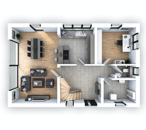 Hebel - EFH Klassik 135 Floorplan 1
