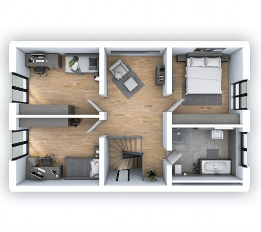 Hebel - EFH Klassik 135 Floorplan 2