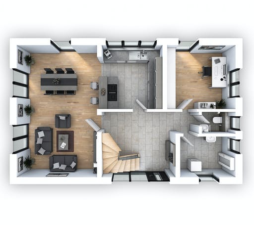 Hebel - EFH Klassik 138 Floorplan 1