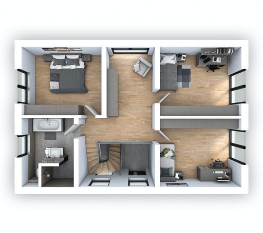 Hebel - EFH Klassik 140 Floorplan 2