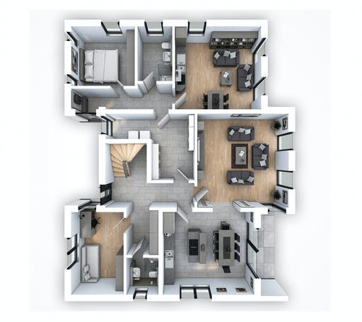 Hebel - EFH PLUS Bauhaus 178 Floorplan 1