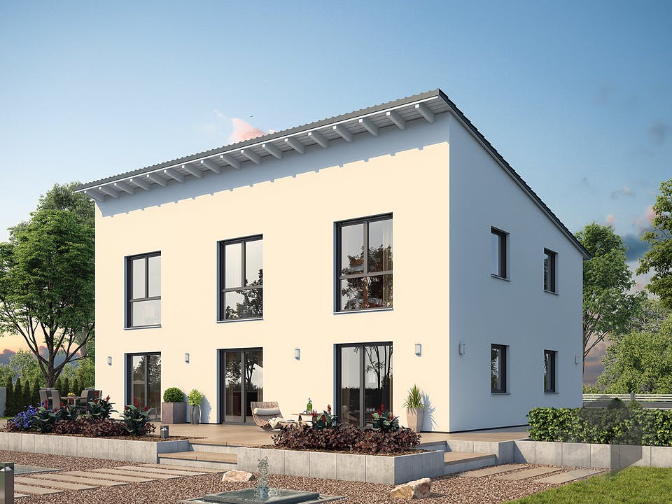 EFH PLUS Klassik 156 von hebelHAUS Außenansicht