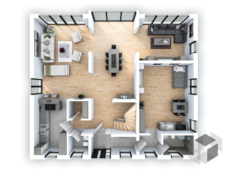 EFH PLUS Klassik 203 von hebelHAUS Grundriss