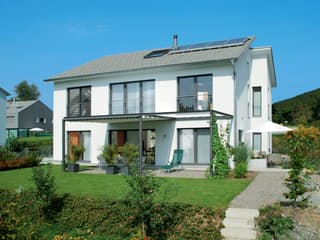 Fertighaus Hedingen von Keitel-Haus, Pultdachhaus Außenansicht 1