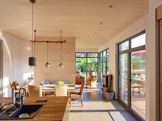 Fertighaus Bungalow mit stilvollen Finessen von Hausbau Heggemann Schlüsselfertig ab 300000€, Bungalow Innenansicht 2