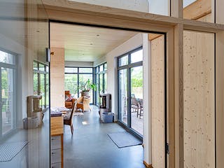 Fertighaus Bungalow mit stilvollen Finessen von Hausbau Heggemann Schlüsselfertig ab 300000€, Bungalow Innenansicht 3