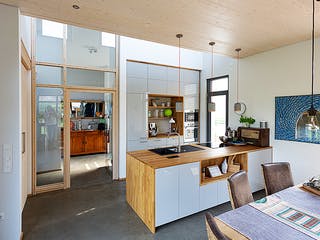 Fertighaus Bungalow mit stilvollen Finessen von Hausbau Heggemann Schlüsselfertig ab 300000€, Bungalow Innenansicht 4