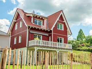 Fertighaus Orginalgetreues Schwedenhaus in Rösrath von Hausbau Heggemann Schlüsselfertig ab 470000€, Außenansicht 4