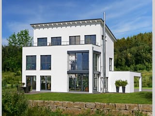 Fertighaus Heidelberg von Keitel-Haus, Pultdachhaus Außenansicht 1