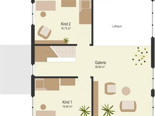 Fertighaus Heidelberg von Keitel-Haus, Pultdachhaus Grundriss 2
