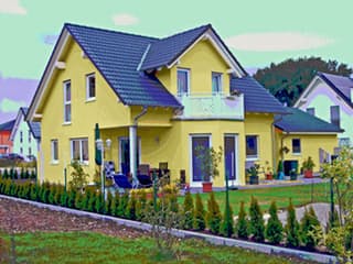 Fertighaus Heidenheim von Iller-Haus Schlüsselfertig ab 222000€, Satteldach-Klassiker Außenansicht 1