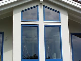 Fertighaus Heidi von Ludwig Andrä Holzbau Schlüsselfertig ab 287252€, Satteldach-Klassiker Außenansicht 5
