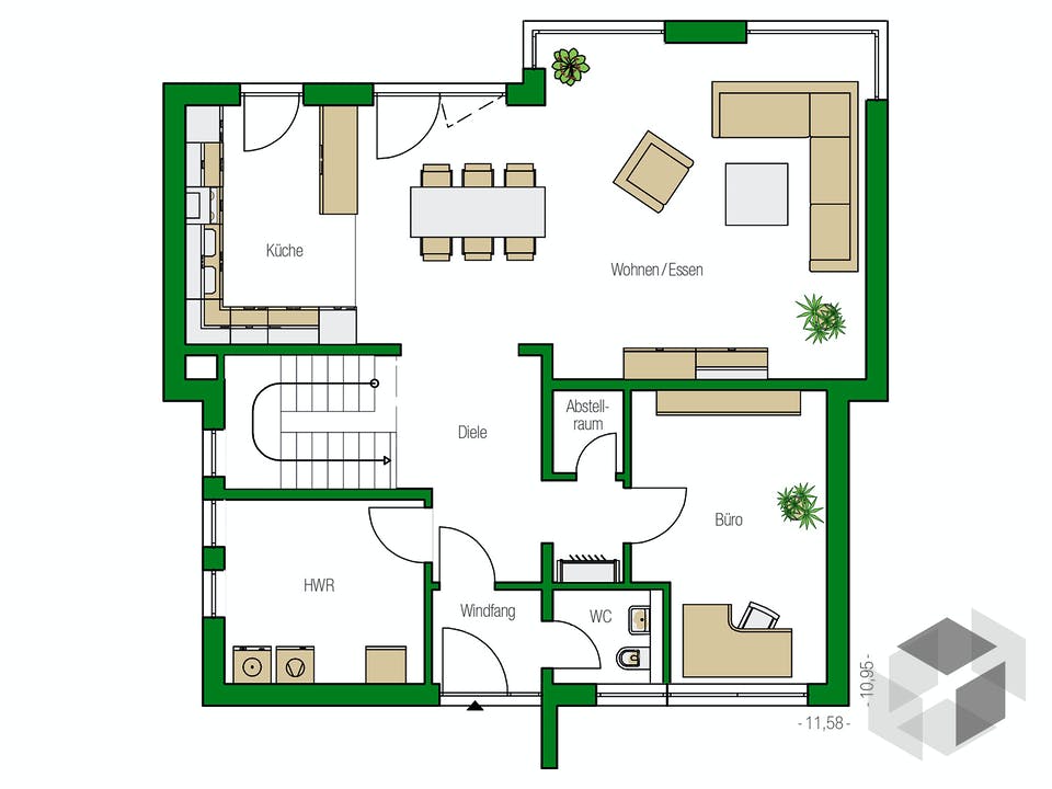 Brüssel von HELMA Eigenheimbau AG Grundriss