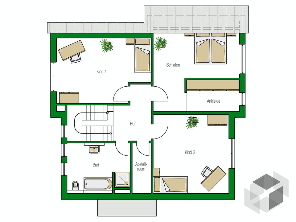 Brüssel von HELMA Eigenheimbau AG Grundriss