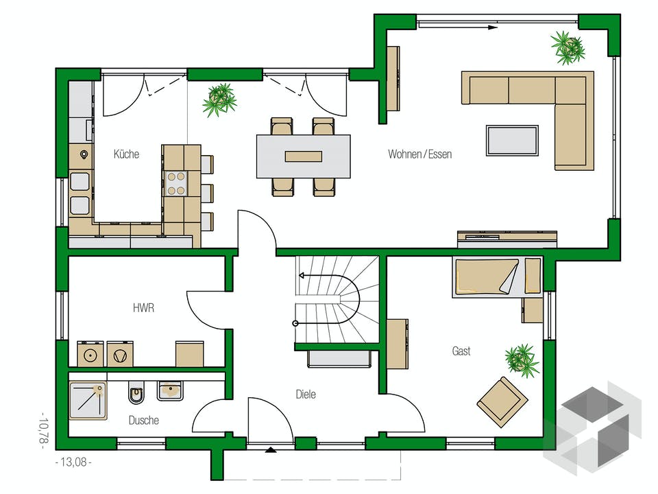 Colmar von HELMA Eigenheimbau AG Grundriss