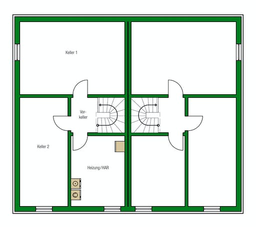 Massivhaus Dublin von HELMA MASSIVHAUS Schlüsselfertig ab 274400€, Stadtvilla Grundriss 3