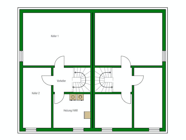 Massivhaus Glasgow von HELMA MASSIVHAUS Schlüsselfertig ab 328300€, Cubushaus Grundriss 3