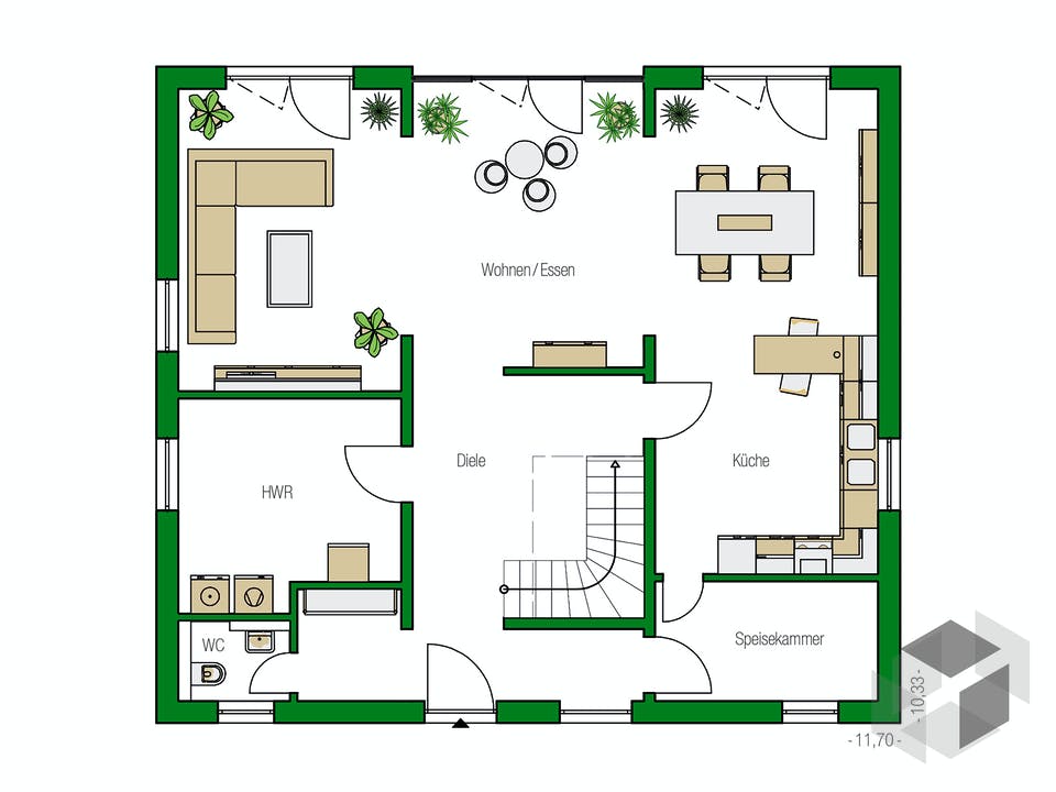 Leipzig von HELMA Eigenheimbau AG Grundriss