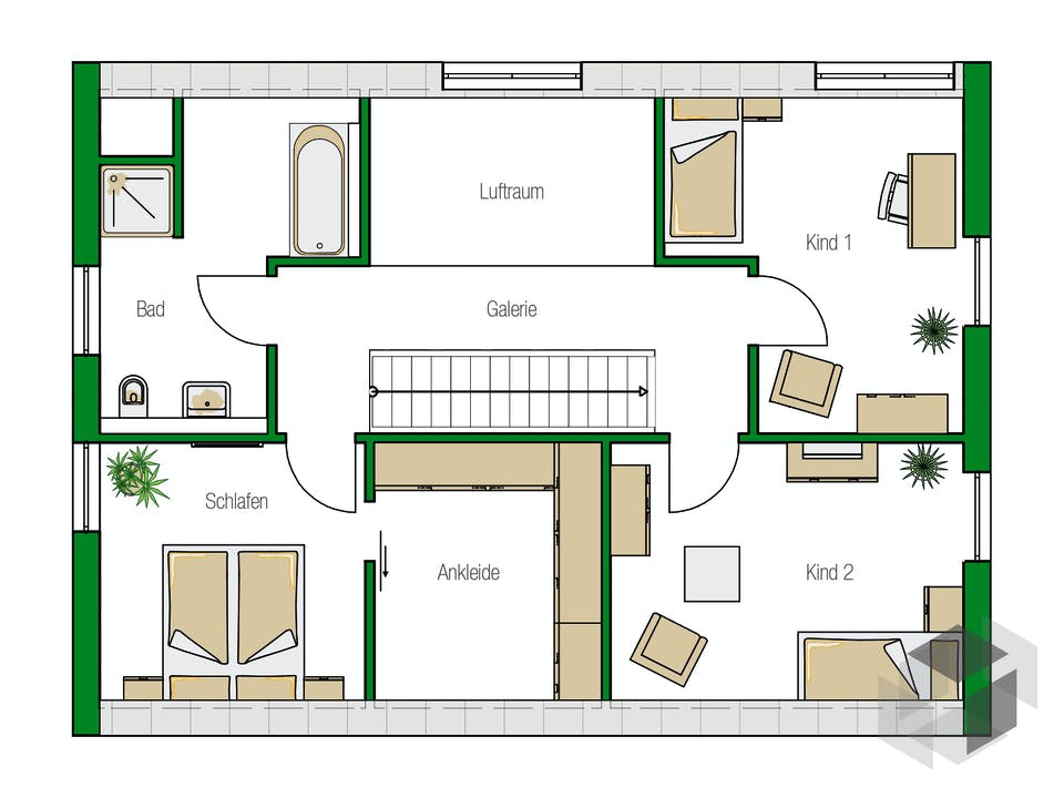 Lübeck von HELMA Eigenheimbau AG Grundriss