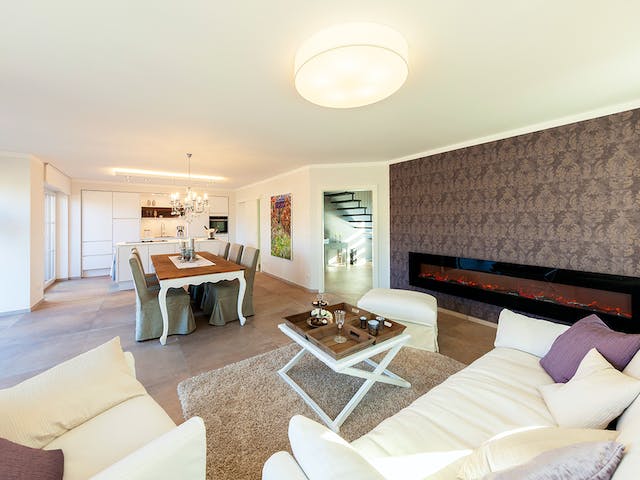 Massivhaus Mailand von HELMA MASSIVHAUS Schlüsselfertig ab 322550€, Satteldach-Klassiker Innenansicht 1