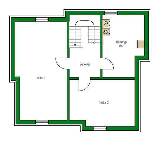 Massivhaus Malaga von HELMA MASSIVHAUS Schlüsselfertig ab 313650€, Cubushaus Grundriss 3