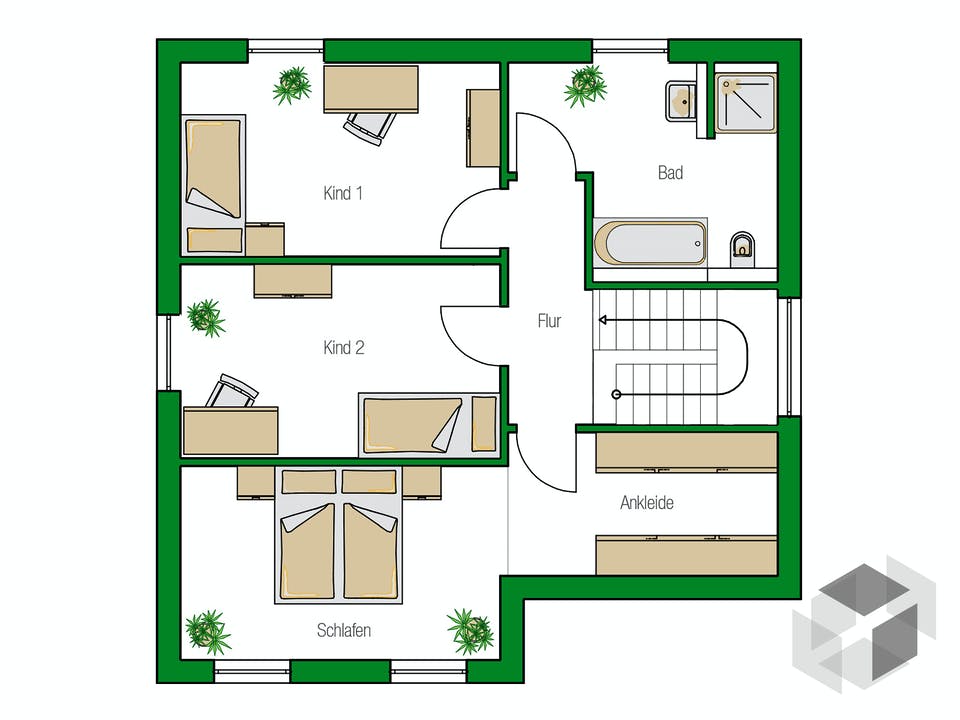 Modena von HELMA Eigenheimbau AG Grundriss