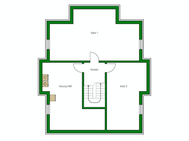 Massivhaus Strasbourg von HELMA MASSIVHAUS Schlüsselfertig ab 490300€, Stadtvilla Grundriss 3