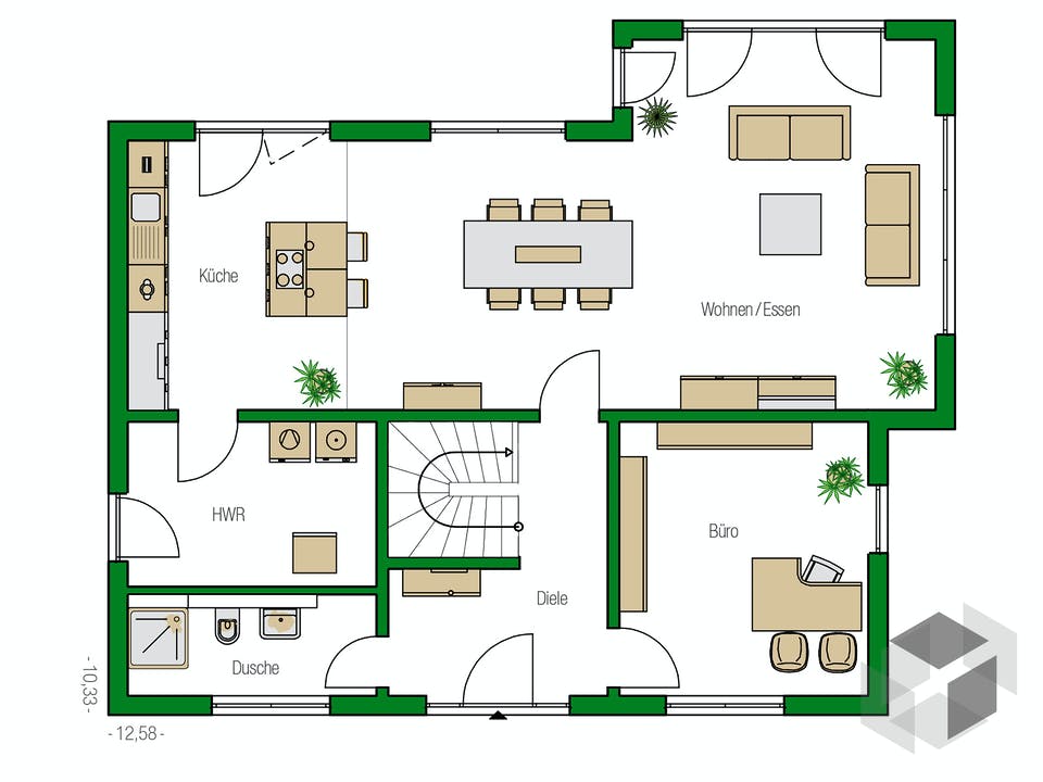 Treviso von HELMA Eigenheimbau AG Grundriss