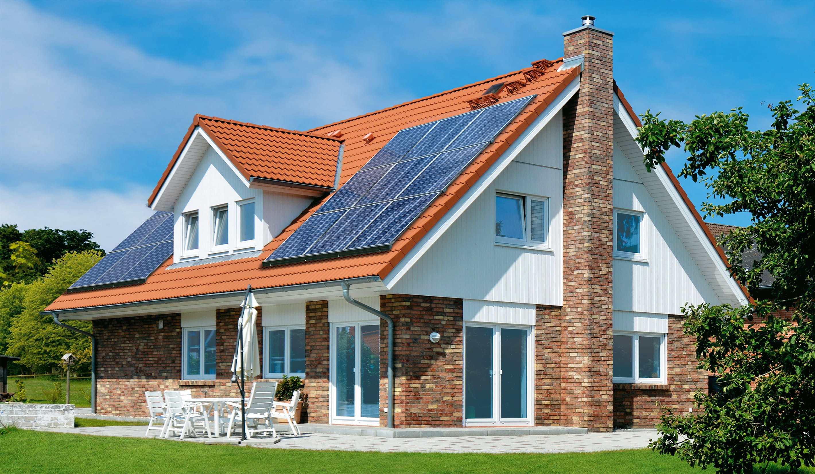 Fertighaus Helsinki von Danhaus Deutschland Schlüsselfertig ab 407915€, Satteldach-Klassiker Außenansicht 1