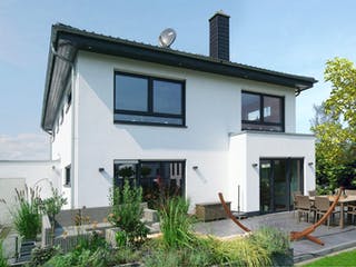 Massivhaus Essen von HELSTI Massivhaus Schlüsselfertig ab 378000€, Stadtvilla Außenansicht 2