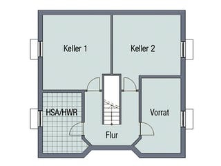 Massivhaus Florenz von HELSTI Massivhaus Schlüsselfertig ab 346000€, Stadtvilla Grundriss 3