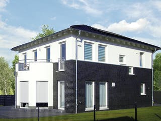 Massivhaus Nauheim von HELSTI Massivhaus Schlüsselfertig ab 339000€, Stadtvilla Außenansicht 1