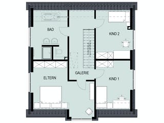 Massivhaus Rostock von HELSTI Massivhaus Schlüsselfertig ab 325000€, Satteldach-Klassiker Grundriss 2