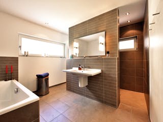 Fertighaus Herrsching von Regnauer Hausbau Schlüsselfertig ab 418235€, Pultdachhaus Innenansicht 3