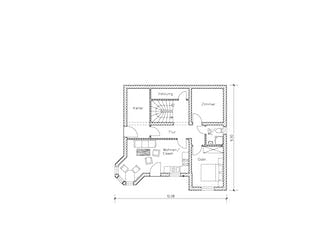 Fertighaus Hochalpe von TIROLIA Ausbauhaus ab 100965€, Blockhaus Grundriss 2
