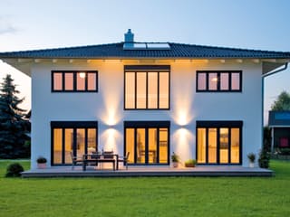 Fertighaus Hochburg von Regnauer Hausbau Schlüsselfertig ab 354660€, Stadtvilla Außenansicht 3