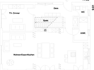 Fertighaus Hochburg von Regnauer Hausbau Schlüsselfertig ab 354660€, Stadtvilla Grundriss 1