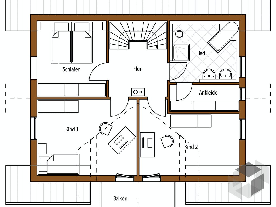 B136 Hodapp von Frammelsberger HOLZHAUS Grundriss