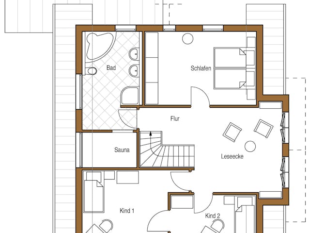 Blockhaus B178 Witte von Frammelsberger R. Ingenieur-Holzbau, Blockhaus Grundriss 1 Blockhaus B178 Witte von Frammelsberger R. Ingenieur-Holzbau, Blockhaus Grundriss 1