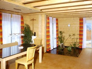 Blockhaus B178 Witte von Frammelsberger R. Ingenieur-Holzbau, Blockhaus Innenansicht 1