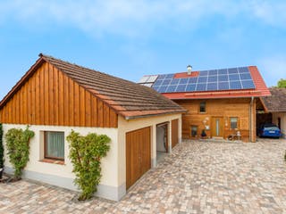 Blockhaus B138 Görlitz von Frammelsberger R. Ingenieur-Holzbau, Blockhaus Außenansicht 3