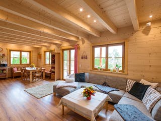 Blockhaus B138 Görlitz von Frammelsberger R. Ingenieur-Holzbau, Blockhaus Innenansicht 2