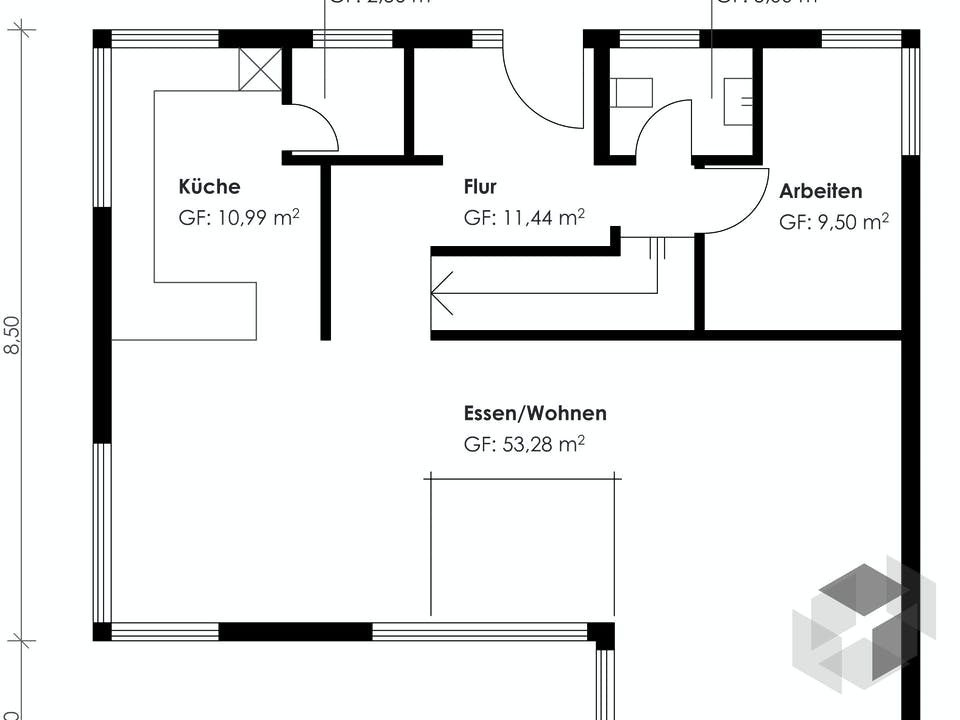 Homestory 139 von Lehner Haus Grundriss