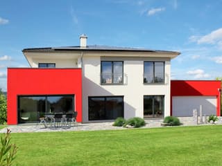 Fertighaus Homestory 175 von Lehner Haus Schlüsselfertig ab 548340€, Stadtvilla Außenansicht 1 Fertighaus Homestory 175 von Lehner Haus Schlüsselfertig ab 548340€, Stadtvilla Außenansicht 1