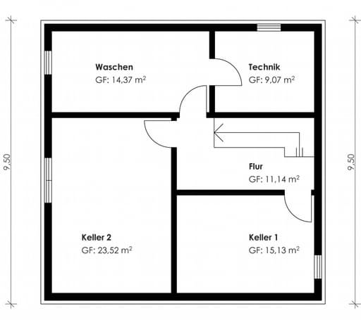 Fertighaus Homestory 215 von Lehner Haus Schlüsselfertig ab 277000€, Stadtvilla Grundriss 2