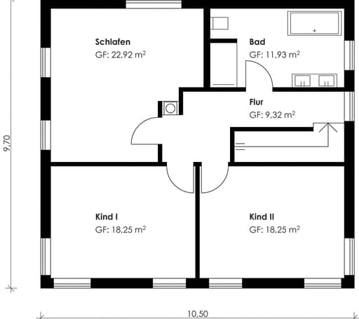 Fertighaus Homestory 244 von Lehner Haus Schlüsselfertig ab 390000€, Stadtvilla Grundriss 1