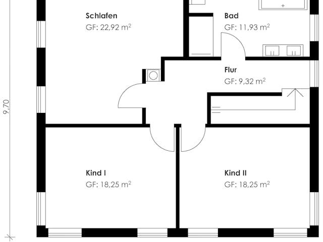 Fertighaus Homestory 244 von LEHNER HAUS Schlüsselfertig ab 390000€, Stadtvilla Grundriss 1