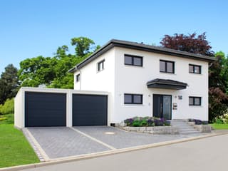 Fertighaus Homestory 280 von Lehner Haus Schlüsselfertig ab 390000€, Stadtvilla Außenansicht 1 Fertighaus Homestory 280 von Lehner Haus Schlüsselfertig ab 390000€, Stadtvilla Außenansicht 1