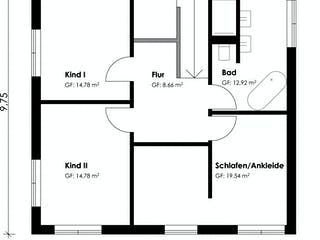 Fertighaus Homestory 309 von Lehner Haus Schlüsselfertig ab 355940€, Stadtvilla Grundriss 1